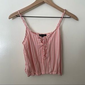 striped pink tank top